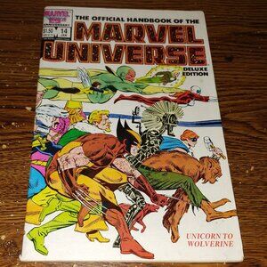 Official Handbook of Marvel Universe Deluxe #14 Unicorn to Wolverine